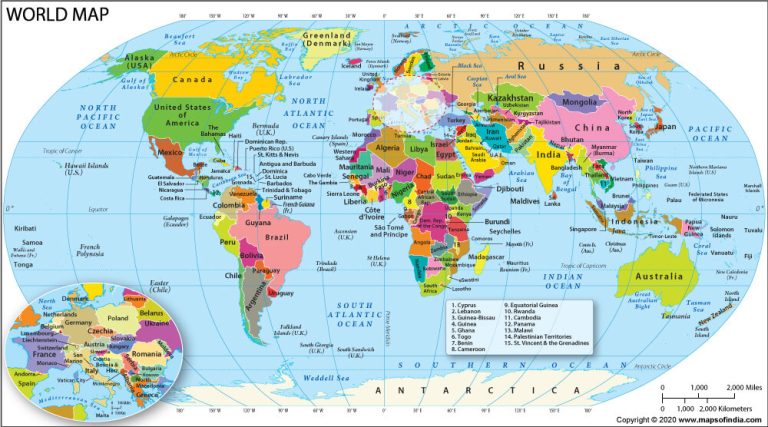 World Political Map 768x427 